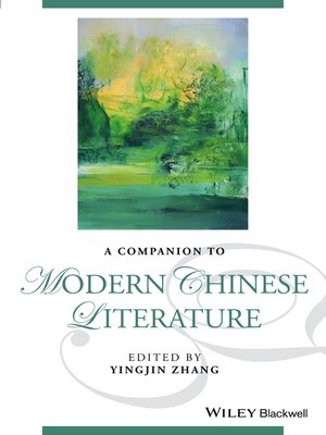 cover image of A Companion to Modern Chinese Literature